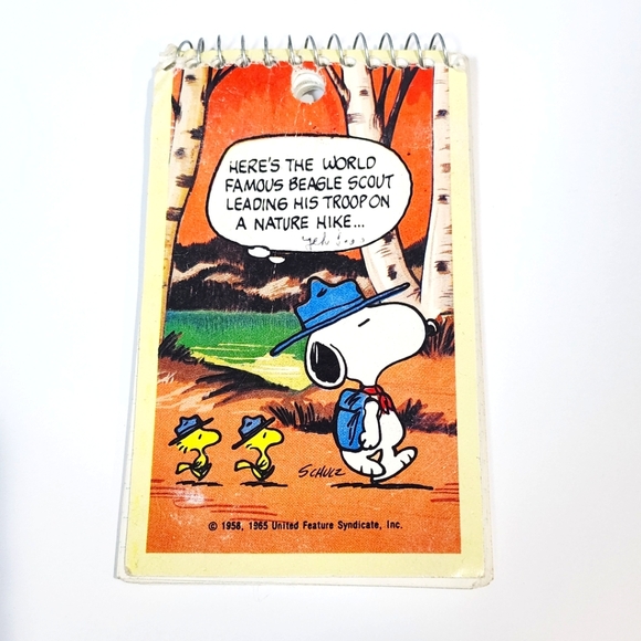 Office | Snoopy Beagle Scout Notepad | Poshmark